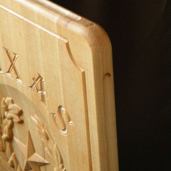 Hand Made Custom Carved Cutting Boards by North Texas Wood Works