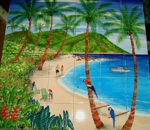 Custom Made Seascape Tile Murals By Kl Tile Murals Custommade