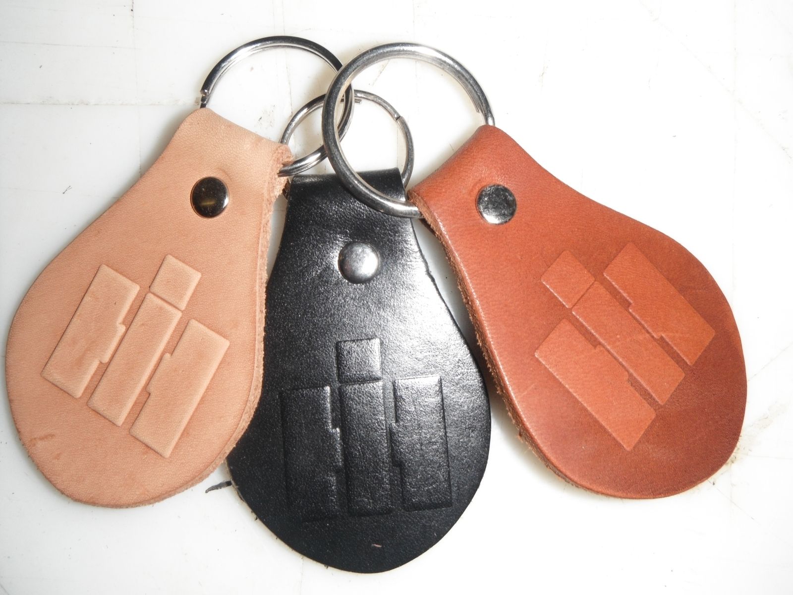 Handmade International Harvester Key Fob/Ring by Hambones Custom