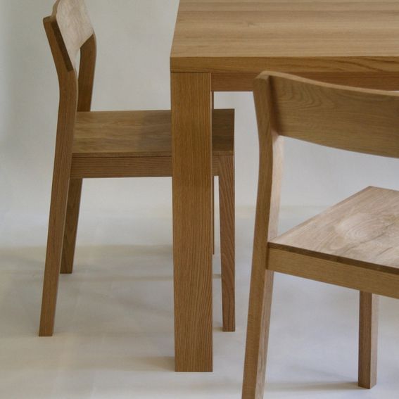 Hand Made Stackable Wood Dining Chair by Kapel Designs