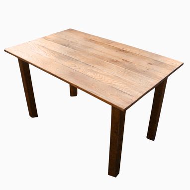 Custom Made Reclaimed Oak Farm Table