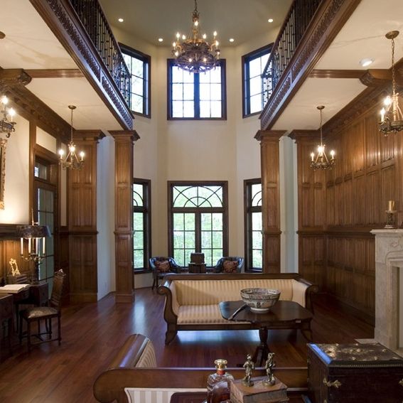 Hand Crafted Carved Linen-Fold Wall Paneling by Woodcarvers Guild Ltd