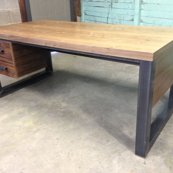 Hand Made Office Desk by Knack Fab