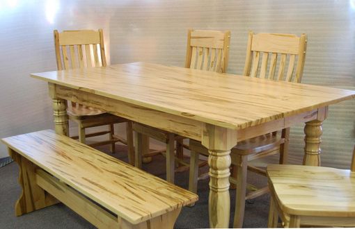 Custom Made Ambrosia Maple Dining Table