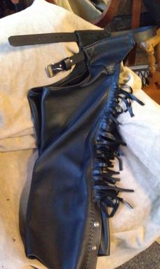 Custom Made Custom Leather Chaps With Fringe
