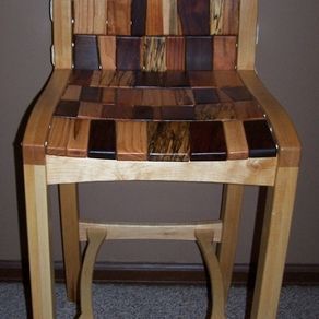 Bar Chair - Rope And Block by Darin Caldwell