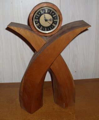 Custom Made Wooden Desk Clock