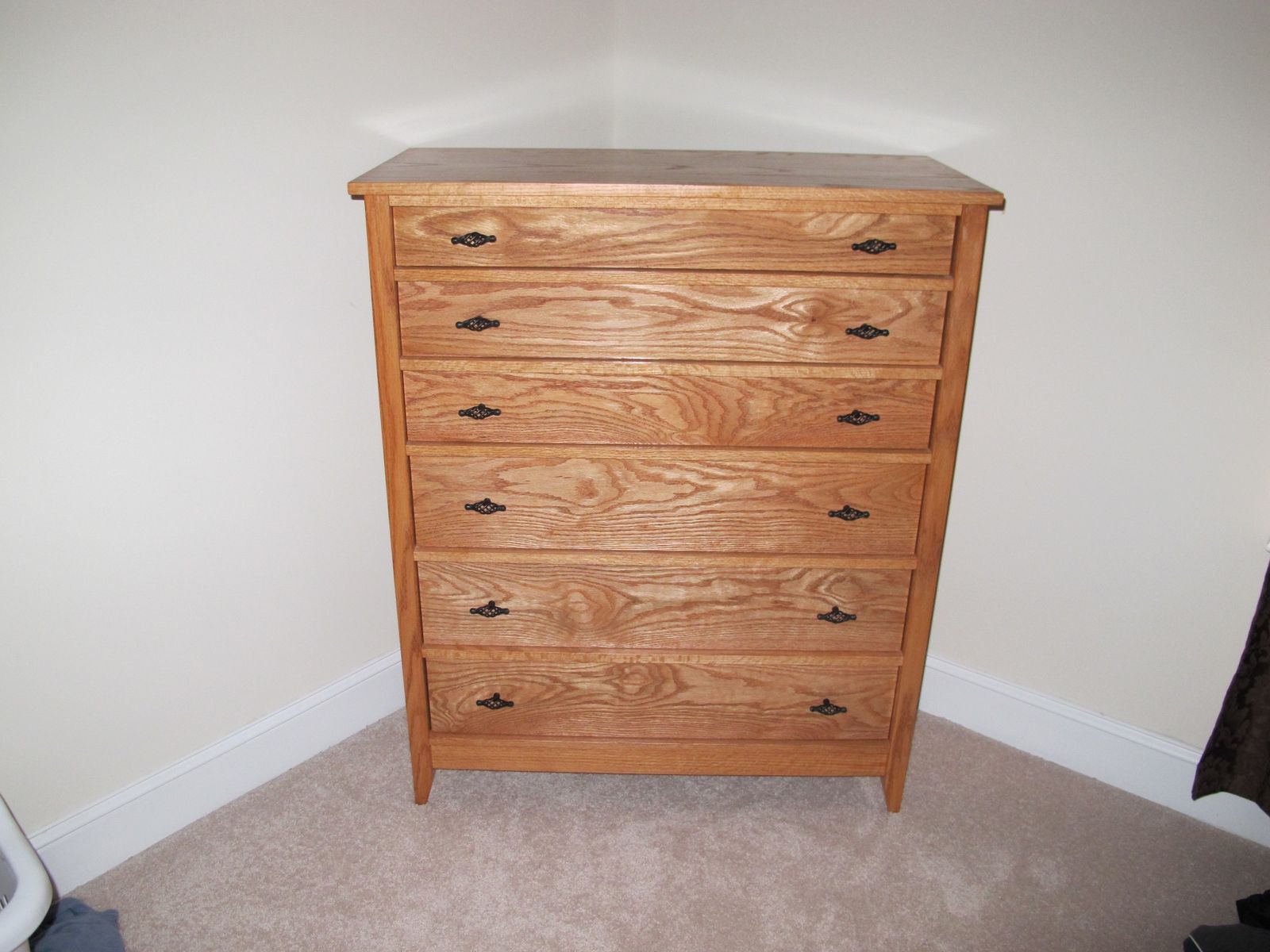 Hand Made Solid Wood Chest Of Drawers by Carolina Woodworking