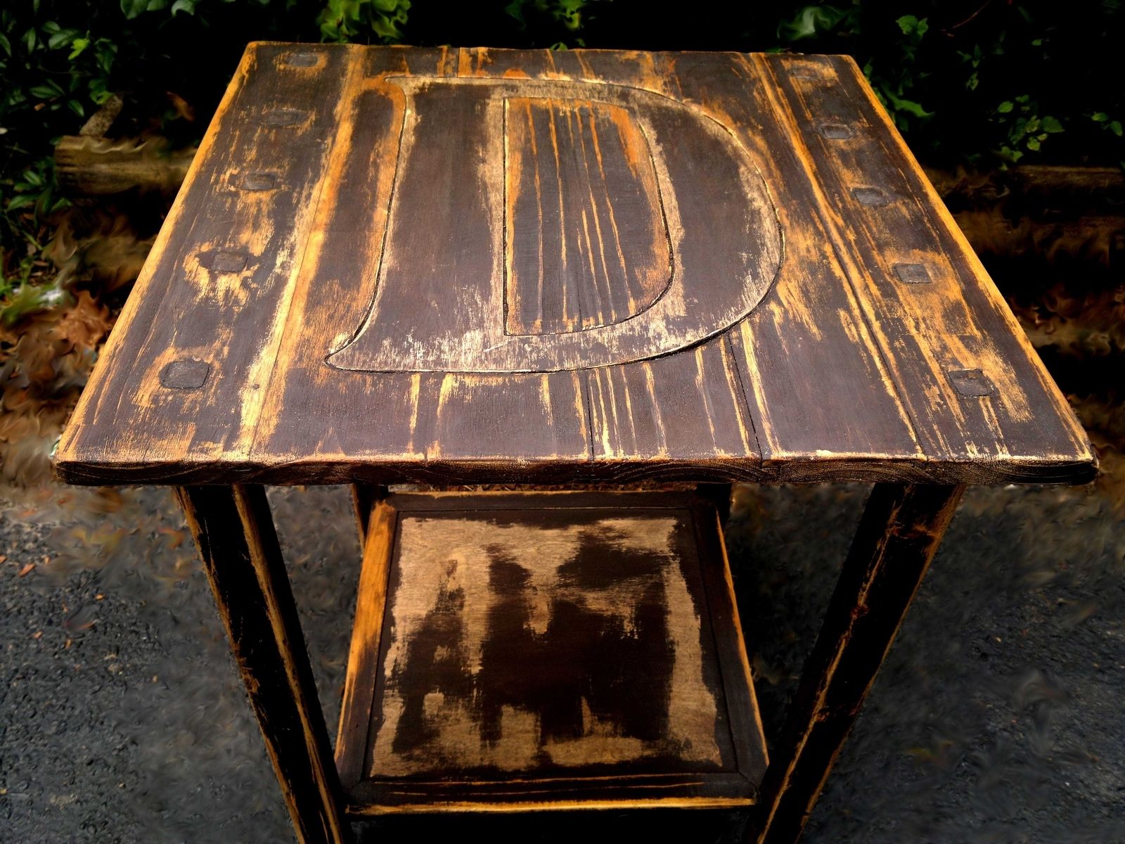 Hand Made Rustic Style End Tables by "Bezaleel"