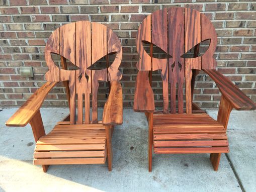 Buy a Custom Skull Adirondack Chair, made to order from 