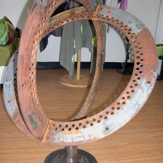 Custom Made Metal Garden Sphere Sculptures by DaceK13 Metal Art