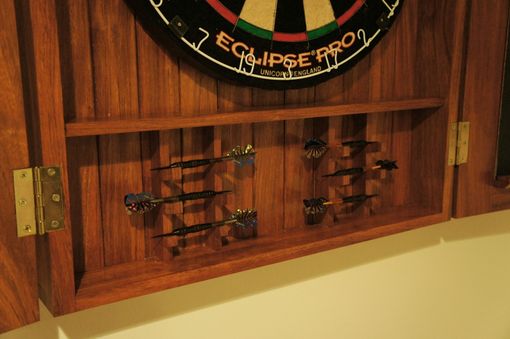 Custom Made Dart Board Cabinet