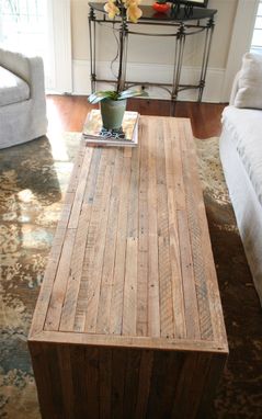 Custom Made The Jackson Table-Modern Yet Rustic Coffee Table Made From Reclaimed New Orleans Homes