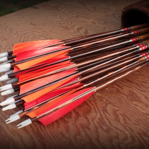 Custom Traditional Archery Arrows by Echo Archery