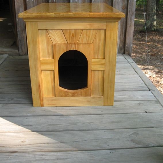 Handmade Custom Litter Box Cover by Woodworking Plus