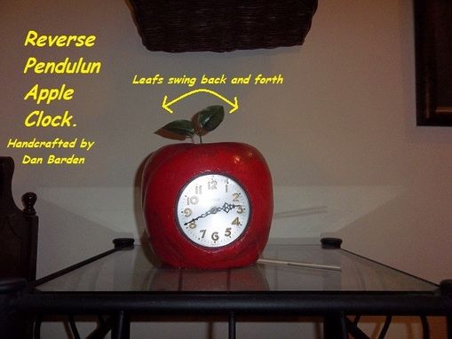 Custom Made Apple Shaped Clock