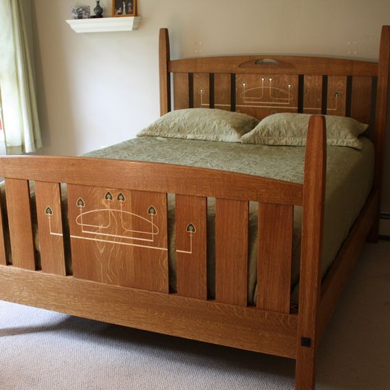 Hand Made Glasgow Bed by Kevin Rodel Furniture & Design