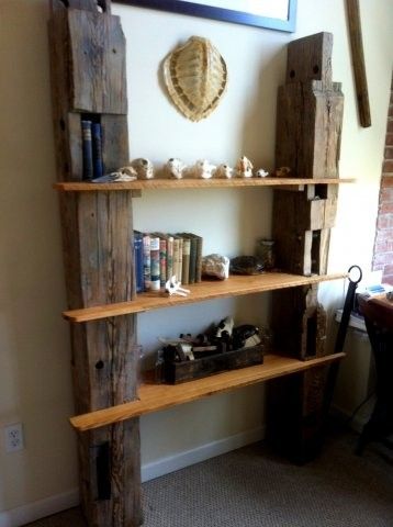 Old wood deals shelves