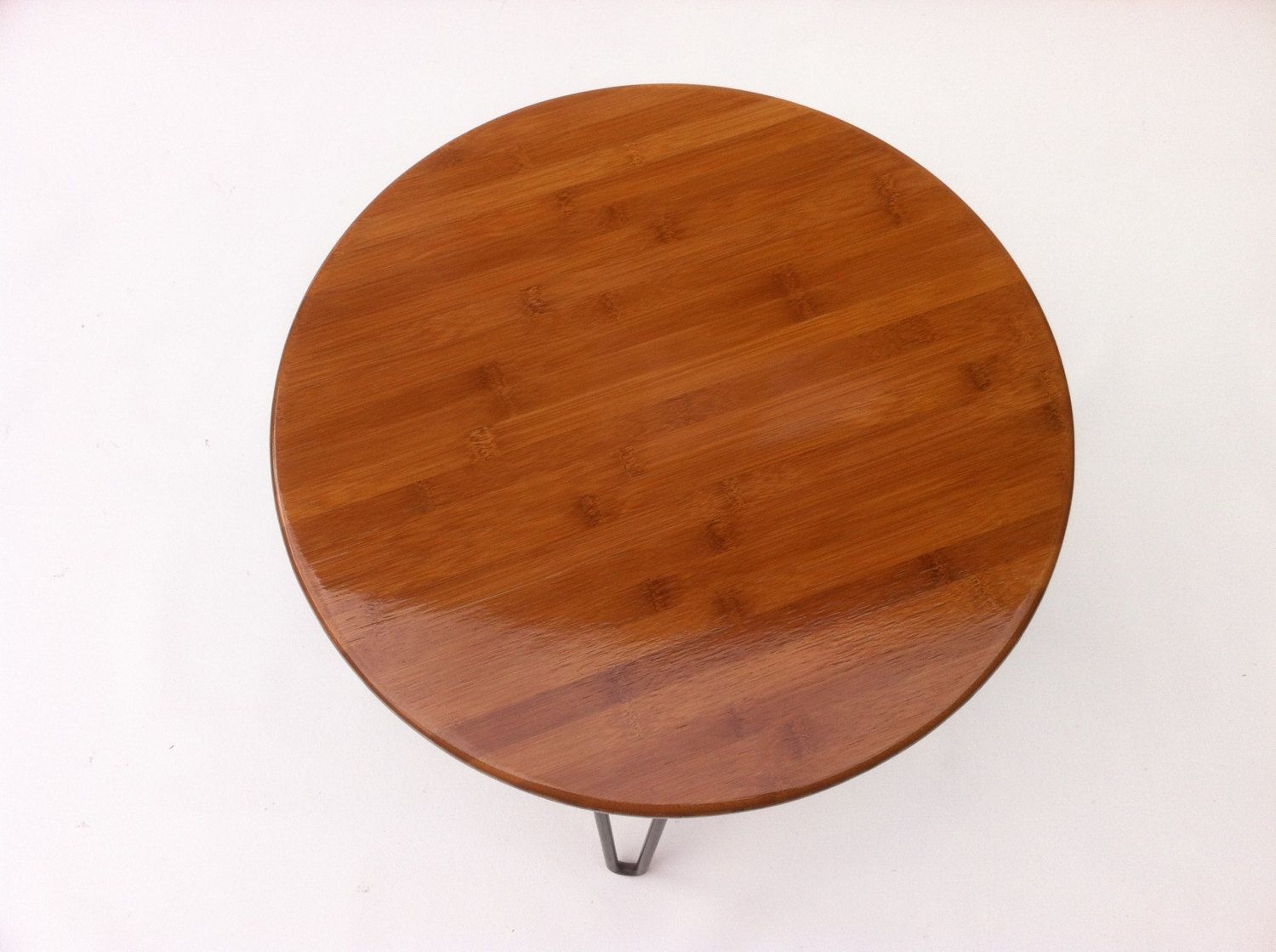 Buy Hand Made Pair Of 20” Modern Side Tables With Hairpin Legs, made to