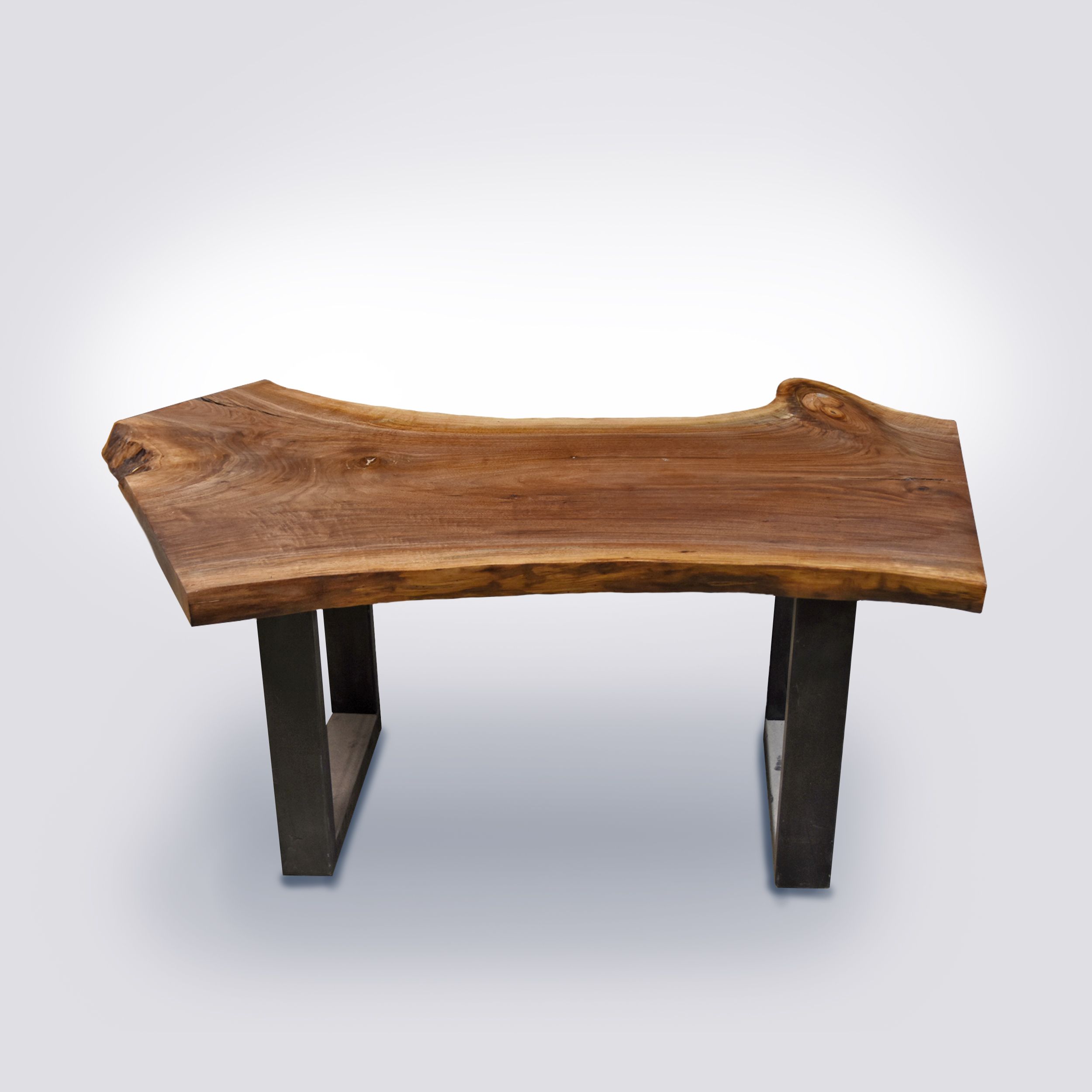 Hand Crafted Live Edge Walnut Coffee Table By Chicago Makers Studio