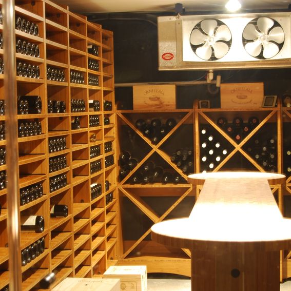Custom WineCube Modular Wine Storage System Wine Cellar by WineCube