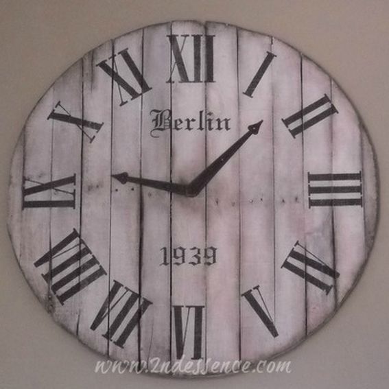 Hand Made Custom Made Oversized Pallet Clocks (3ft Plus) by 2nd Esence