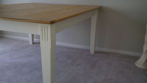 Custom Made Oak Sewing Table