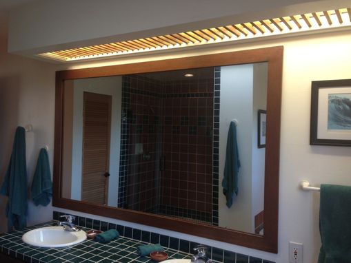 Custom Made Bathroom Mirror Frame Custom Light Cover