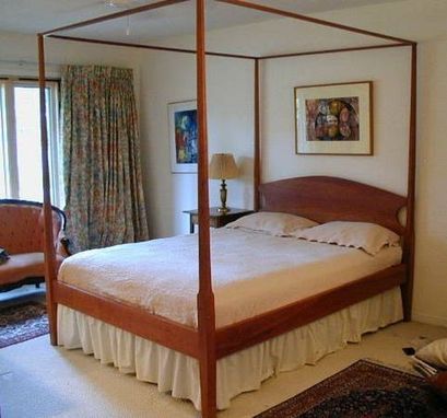 Custom Made Cherry Queen Size Pencil Post Bedframe (Bed)