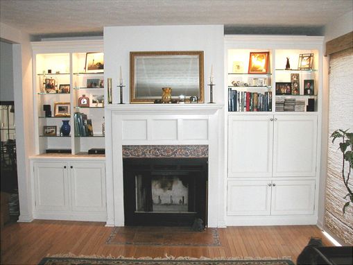Custom Made Custom Fireplace Cabinets
