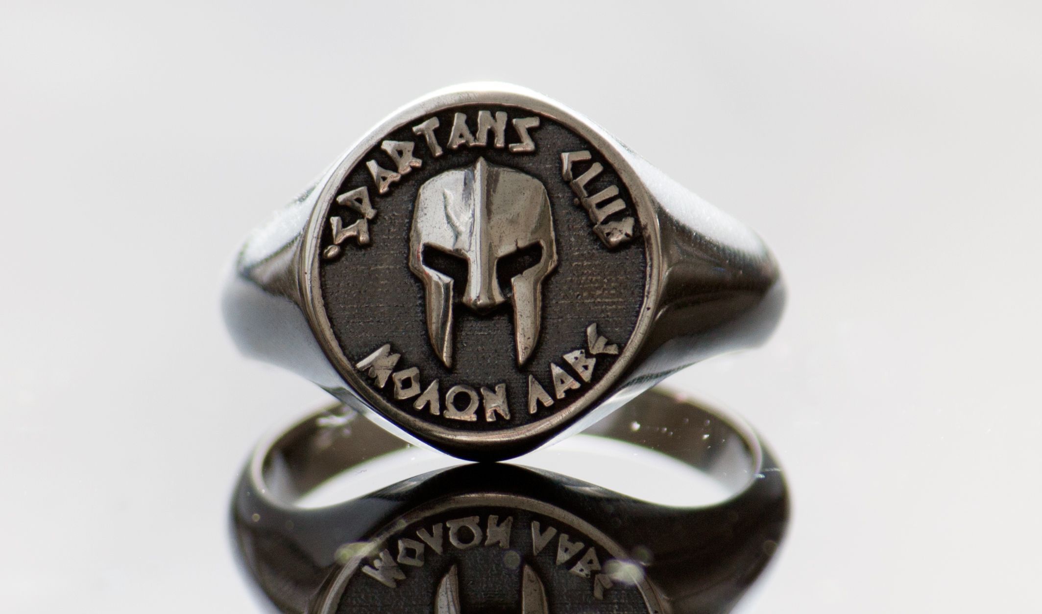 Buy a Hand Crafted Custom Sterling Silver Signet Ring, Round, made to order from CustomMade ...
