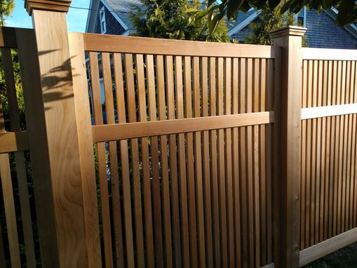 Custom Made Red Cedar Fence Panels