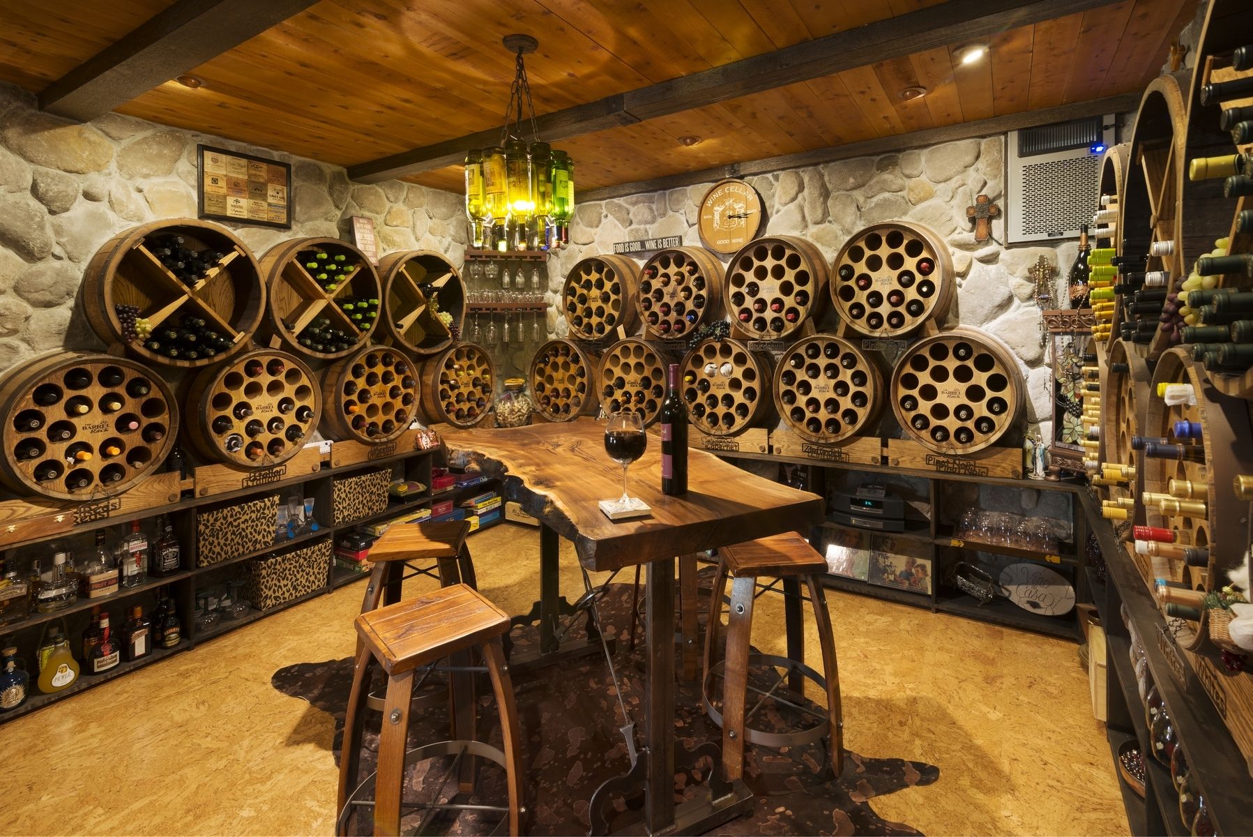 Buy a Hand Made Wine Cellar Bella Luna, made to order from The Barrel