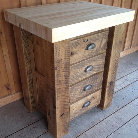 Hand Crafted Butcher Block Islands by Unique Custom Furniture, LTD