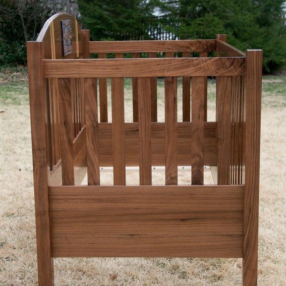 Custom Acacia Tree Crib by Drop Tine Design