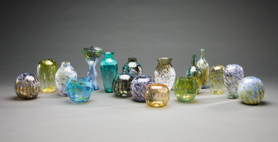 Hand Made Blown Glass Vasesbowls By Kazuki Takizawa Glassworks
