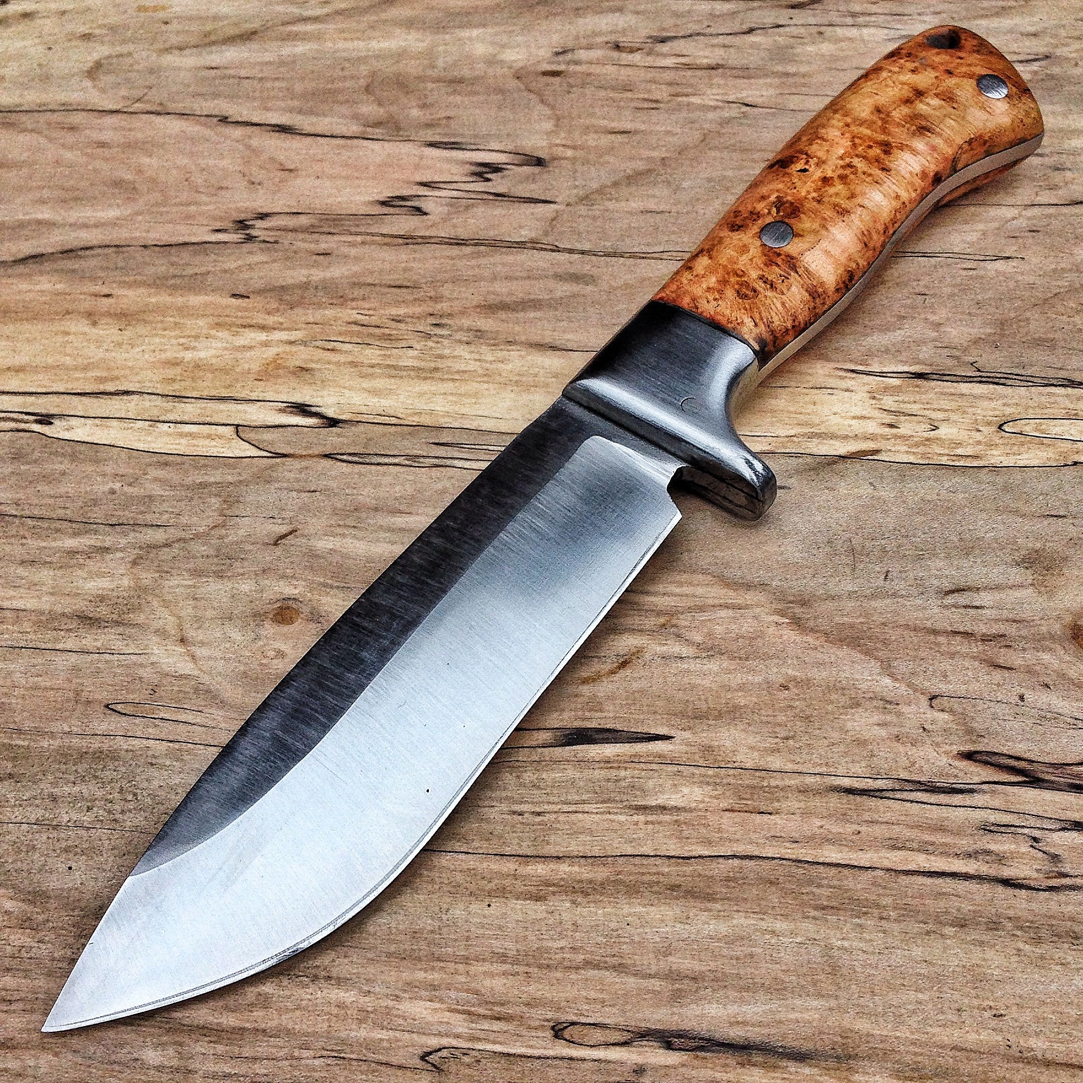 Buy a Handmade Falcon Hunting Knife, made to order from DF Custom