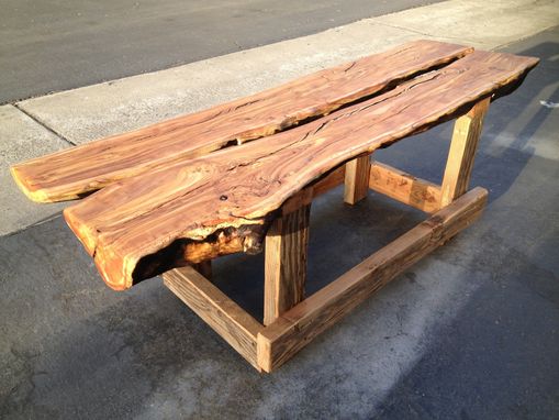 Custom Made Olive Flitch Bench
