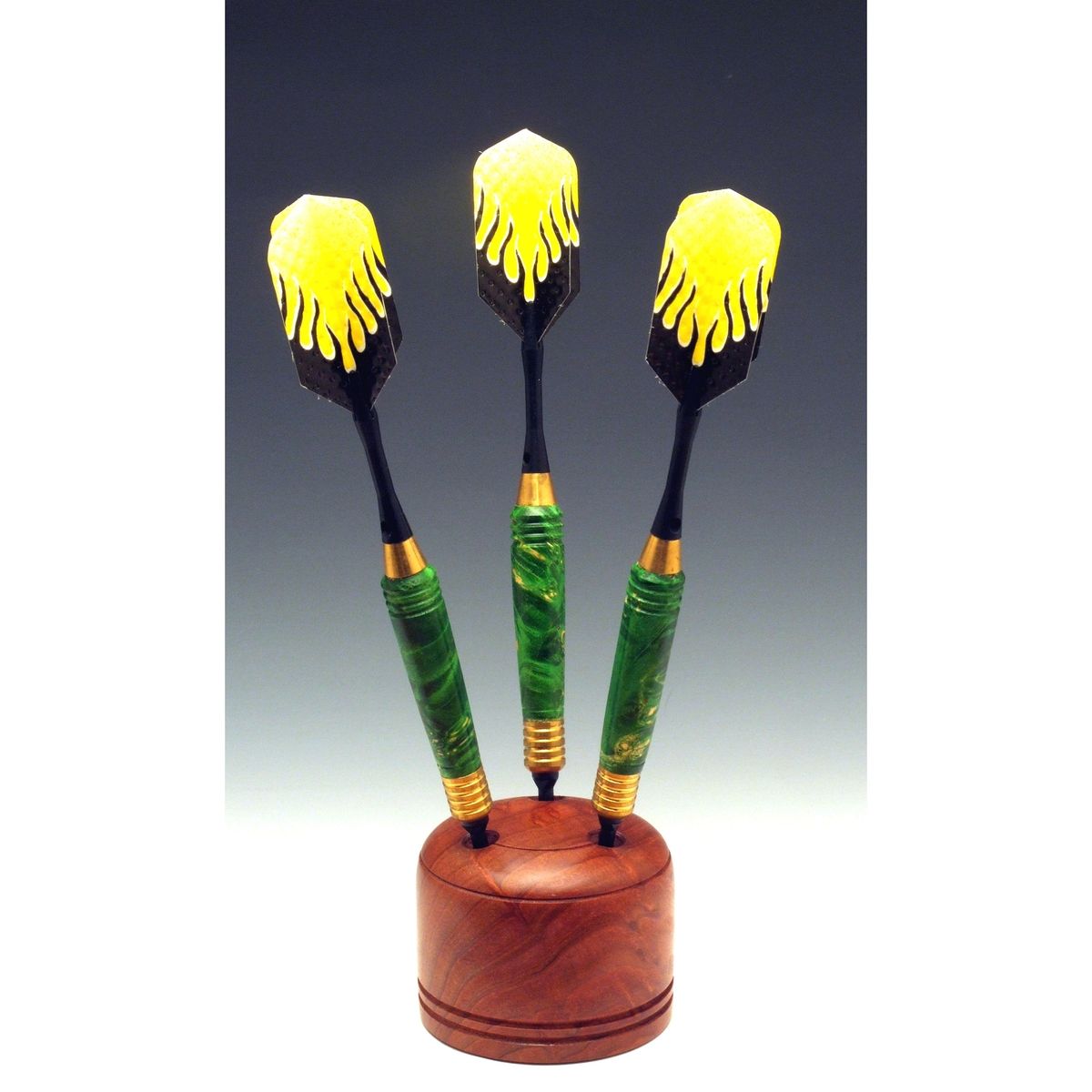 Custom Stabilized Wood Dart Set by John M. Russell Woodturning
