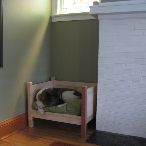 Handmade Day Bed For An Akita by Tom Jansson Custom Woodworking