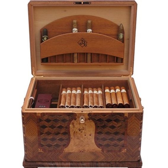 Handmade Cigar Humidor 150 (Rhombus Design) by JrQuality, Llc