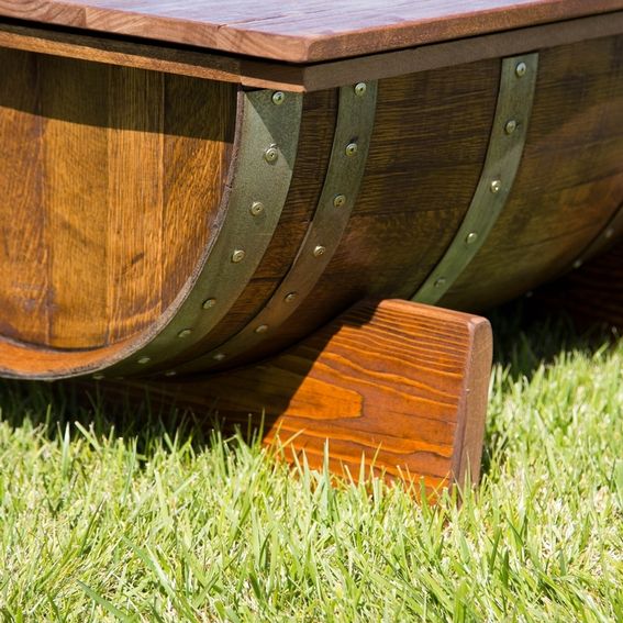 Custom Wine Barrel Coffee Table By By Gordon Living