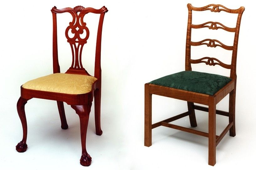 Hand Crafted Chippendale Chairs by Piscataqua Design, Llc