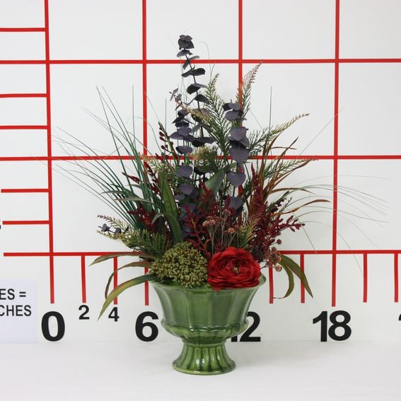 Custom Spring Decor Silk Flower Arrangement, Home Decorating, Dining