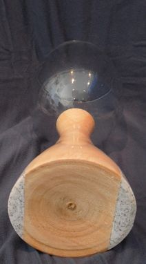 Custom Made Ash And Corion Based Wine Glass
