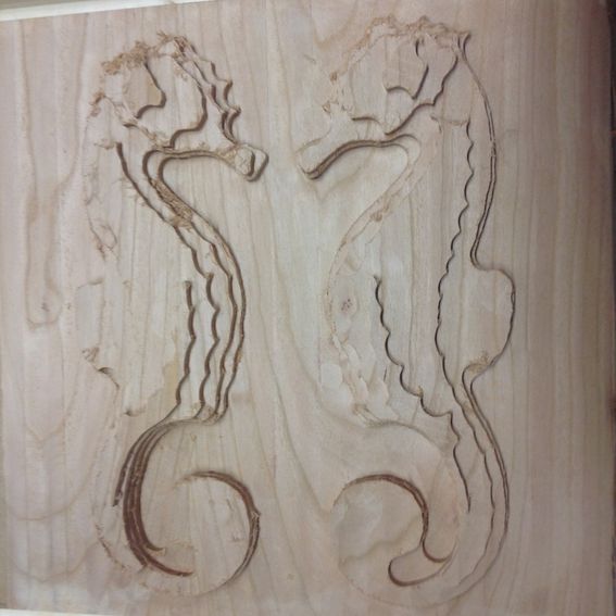 Custom Seahorse Wall Hangings by LTL Wood Creations