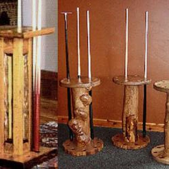 Handmade Billiard Table Companion Pieces (Racks, Stands, And