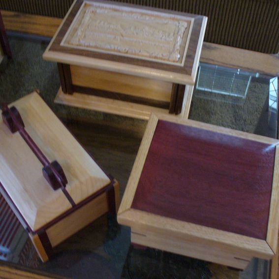 Hand Made High End Custom Made Wood Boxes by Malibu Wood Carving