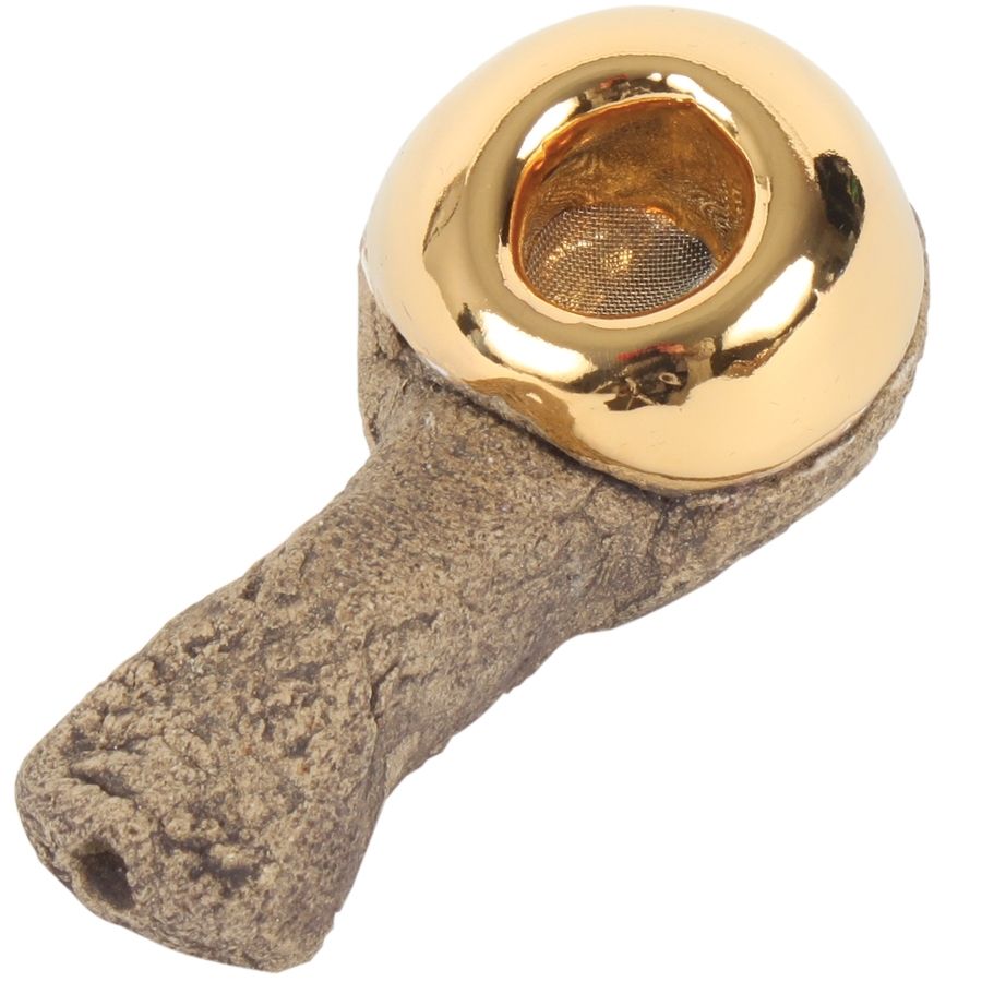 Hand Made Celebration Pipe / 22k Gold by Celebration Pipes
