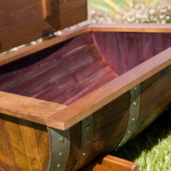 Custom Wine Barrel Coffee Table by By Gordon Living